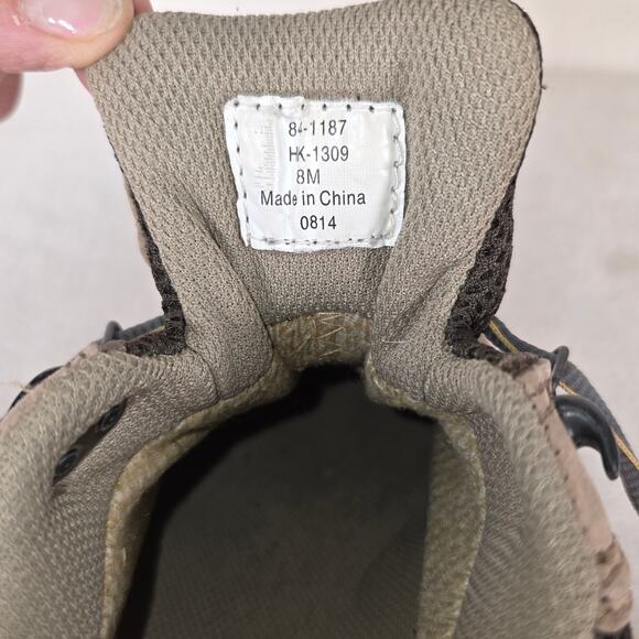 Cabelas Mens Size 8M Mid Hiking Shoes Tan/Brown  Dry-Plus Lace Up 84-1187 - Picture 9 of 11